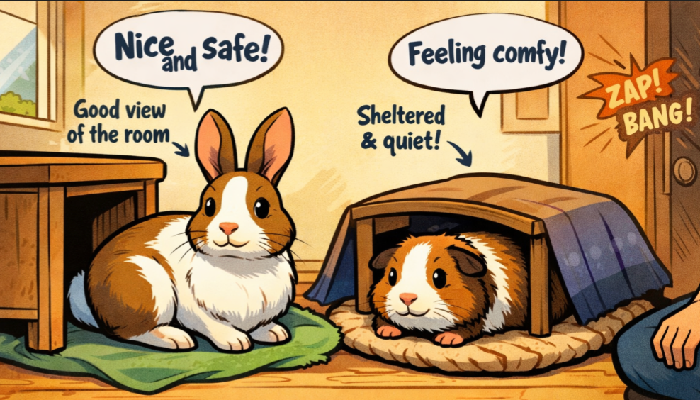 Why Your Rabbit or Guinea Pig’s Favorite Spot in the House Matters