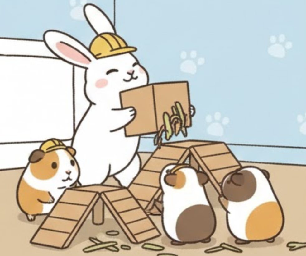 Why Your Rabbit or Guinea Pig Rearranges Their Space (and Why You Should Let Them)