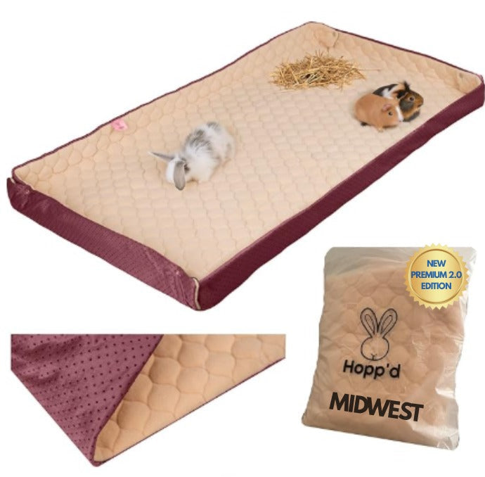 Hopp'd HutchLiner™ 2.0 - New Premium Edition (Midwest 47x24in,Cranberry)